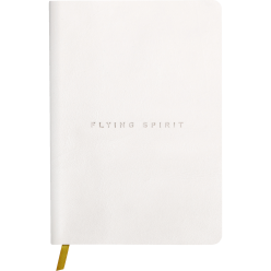 F. S. LEATHER JOURNAL WHITE A5 90SH L/ Pc.