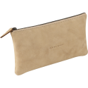 FLYING SPIRIT BEIGE-LEATHER FLAT PENCASE/ Pc.