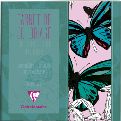 Adult colouring bk,3-6P...