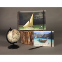 Carnet de Voyage polypro spiralé 30F A5 180g bateau/ Pce