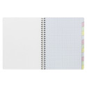 Clairefontaine Wirebound Index Book with Blank Tabs 110x170 5x5 Ruled/ Pc.