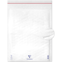 Paquet de 10 Pochettes Blanches Matelassées de Film à Bulles 350x470 mm - Auto-adhésives/ Pce