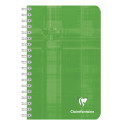 Clairefontaine Wirebound Small Notebook Plain Ruling, 110x170/ Pc.