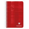 Clairefontaine Wirebound Small Notebook Plain Ruling, 110x170/ Pc.