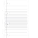 Cahier reliure intégrale A4+ 160 pages détachables perforées 4 trous ligné + marge pleine à droite/ Pce