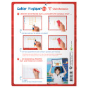 Whiteboard Staplebound Notebook Seyes 170x220/ Pc.