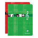 Clairefontaine Music and Song Staplebound Notebook 170x220 +5x5/ Pc.