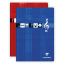 Cahier Musique & Chant piqué A4 96 pages grands carreaux Couleur aléatoire/ Pce