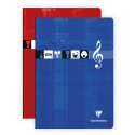Cahier Musique & Chant piqué A4 96 pages grands carreaux Couleur aléatoire/ Pce