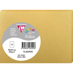 Paquet de 5 cartes simples...