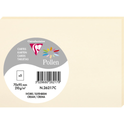 Sachet de 5 cartes simples...