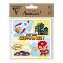 BIRTHDAY INVITATION SET, Super hero-/ Pc.