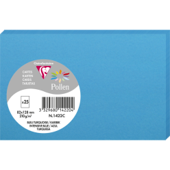 Paquet de 25 cartes simples...