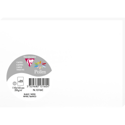 Paquet de 25 cartes simples...