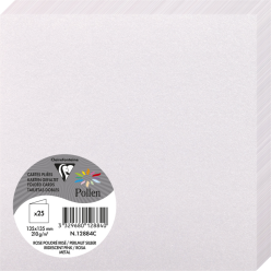 Paquet de 25 cartes pliées...