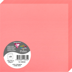 Paquet de 25 cartes pliées...