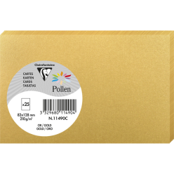 Paquet de 25 cartes simples...