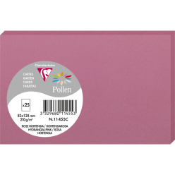 Paquet de 25 cartes simples...