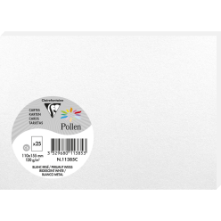 Paquet de 25 cartes simples...