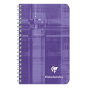 Clairefontaine Wirebound Small Notebook Plain Ruling, 75x120/ Pc.