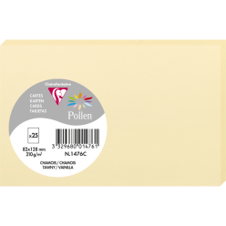 Paquet de 25 cartes simples...