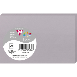 Paquet de 25 cartes simples...