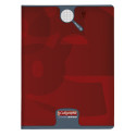 Clairefontaine Laminated Stapled Notebook Varnished UV, Seyes, Ligne 8000, 24x32cm, 48 Sheets, 90g/ Pc.