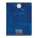 Clairefontaine Laminated Stapled Notebook Varnished UV, Seyes, Ligne 8000, 17x22cm, 70 Sheets, 90g/ Pc.