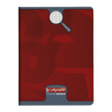 Clairefontaine Laminated Stapled Notebook Varnished UV, Seyes, Ligne 8000, 17x22cm, 70 Sheets, 90g/ Pc.