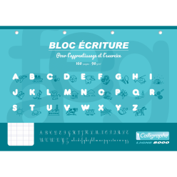 Bloc écriture à l'italienne...