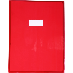 Schriftomsl.Cristal-Luxe 24x32 22µ rood/ St.