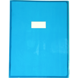 Schriftomsl.Cristal-Luxe 24x32 22µ blauw/ St.