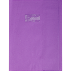 Schriftomsl.Lederpri-nt 24x32 20µ paars/ St.