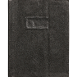 Schriftomsl. Lederpr-int 17x22 20µ zwart/ St.