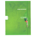 Clairefontaine Stapled Drawing Book, Ligne 7000, 24x32cm, Plain, 120g/ Pc.
