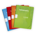 Clairefontaine Monthly Exercise Book, Ligne 7000, Seyes, 17x22cm, 32 Sheets, 70g/ Pc.