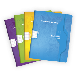 Cahier d'écriture piqué...