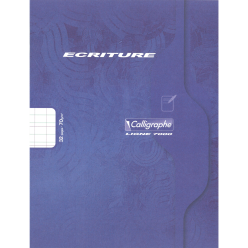 Cahier d'écriture piqué...
