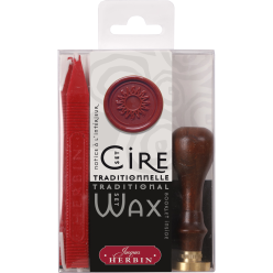 traditional wax set heart/ Pc.