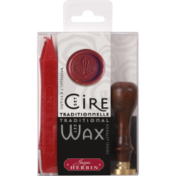 traditional wax set heart/ Pc.