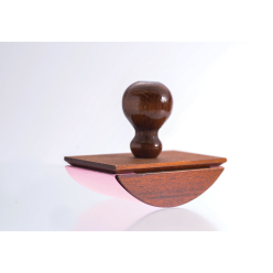 Blotter in gekleurd hout-/ St.