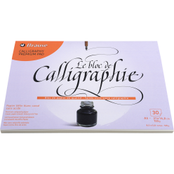 Bloc de calligraphie Brause...