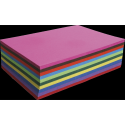 PAPIER COULEUR RECYLÉ, paquet de 25 feuilles 270g/m2 au format 50x65cm/ Pce