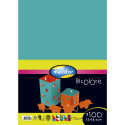 Clairefontaine Bicolor Paper 50x65cm Filmed, Pack of 25 Sheets, Assorted/ Pc.