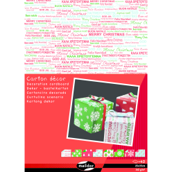CARTON DÉCOR, Paquet de 40...