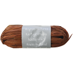 Raffia natuur 50g koffie-/ St.