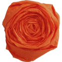 Crêpepapier 60% 10bl- 2,50x0,50mm oranje/ St.