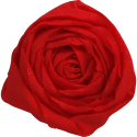 Crêpepapier 60% 10bl- 2,50x0,50mm rood/ St.