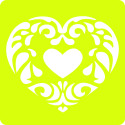 Set of 6 children's stencils, Princesses/ Pc.
