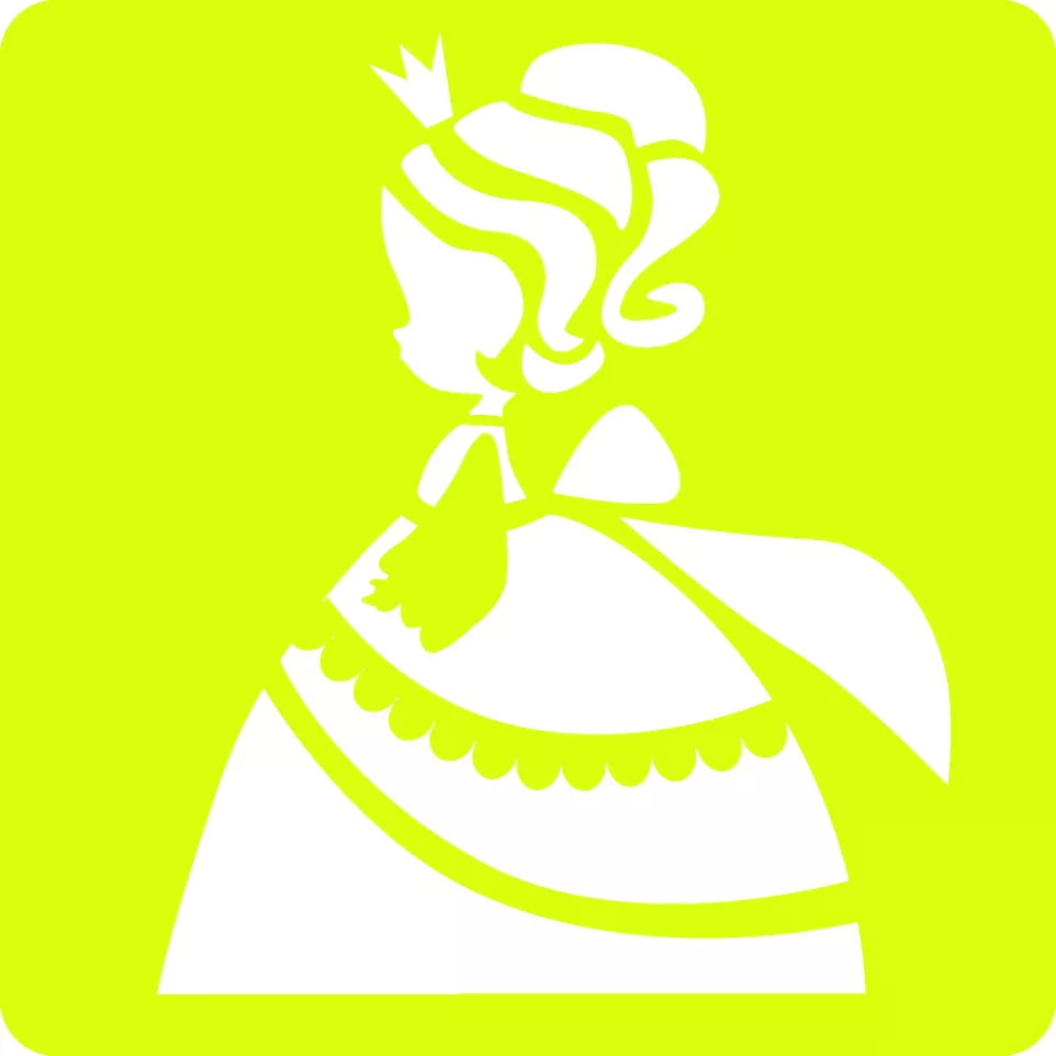 Set 6 Sjablonen, Prinsessen-/ St.